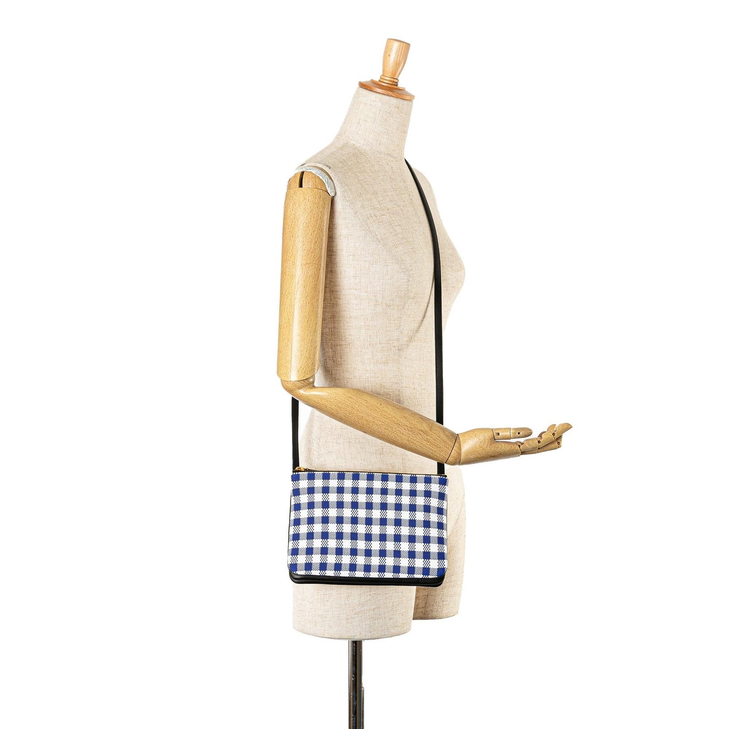 Celine Small Gingham Trio Canvas Crossbody (MLB-DisQZc)