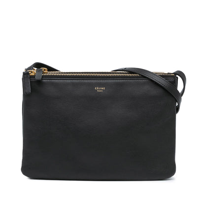 Celine Small Trio Leather Crossbody (MLB-KAhIbp)