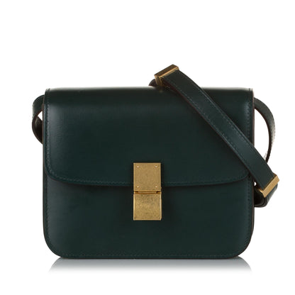 Celine Teen Classic Box Leather Crossbody Bag (MLB-UjQyal)