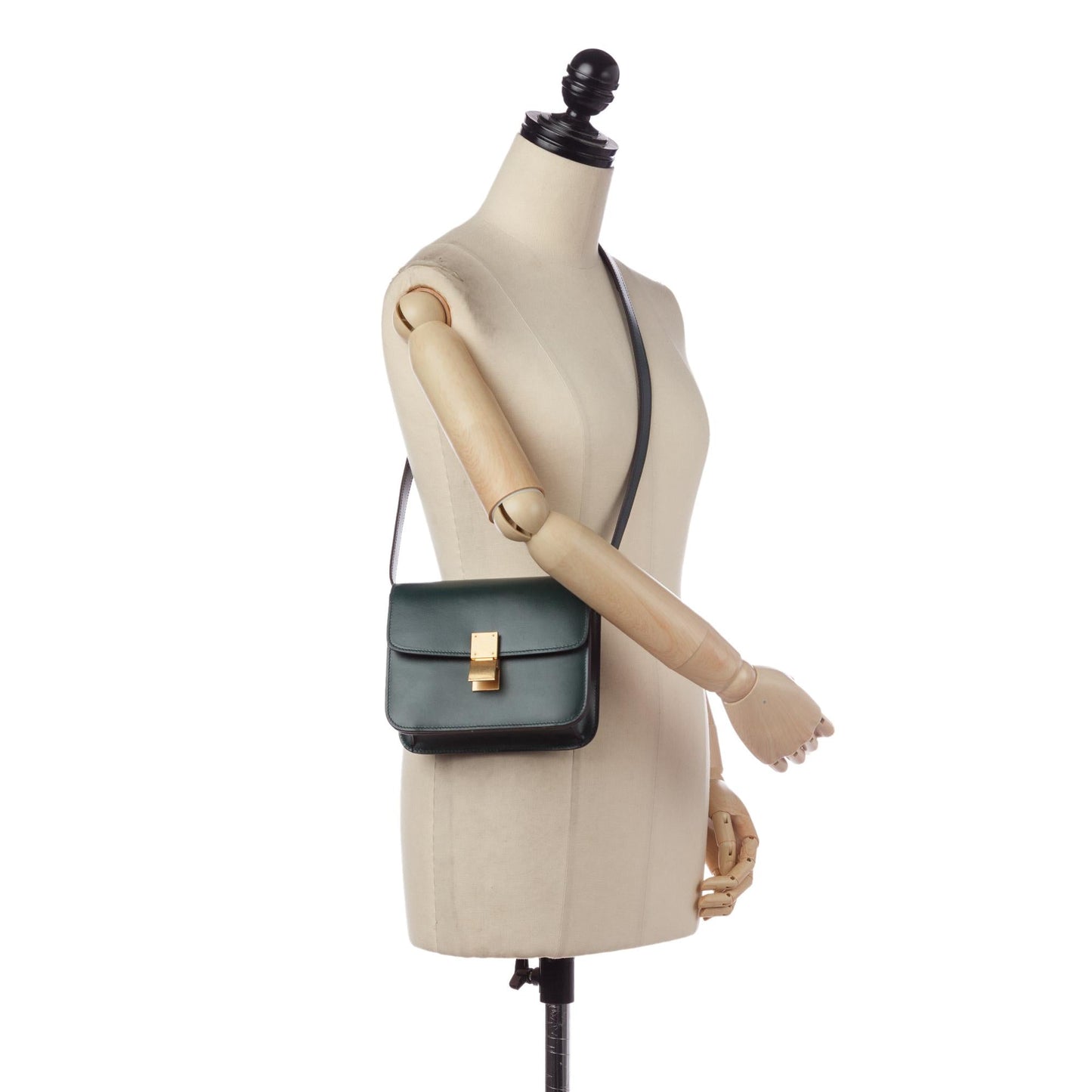 Celine Teen Classic Box Leather Crossbody Bag (MLB-UjQyal)