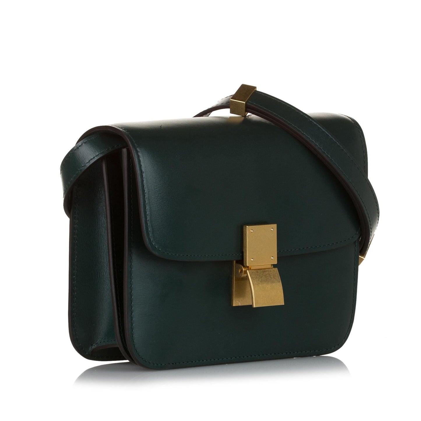 Celine Teen Classic Box Leather Crossbody Bag (MLB-UjQyal)