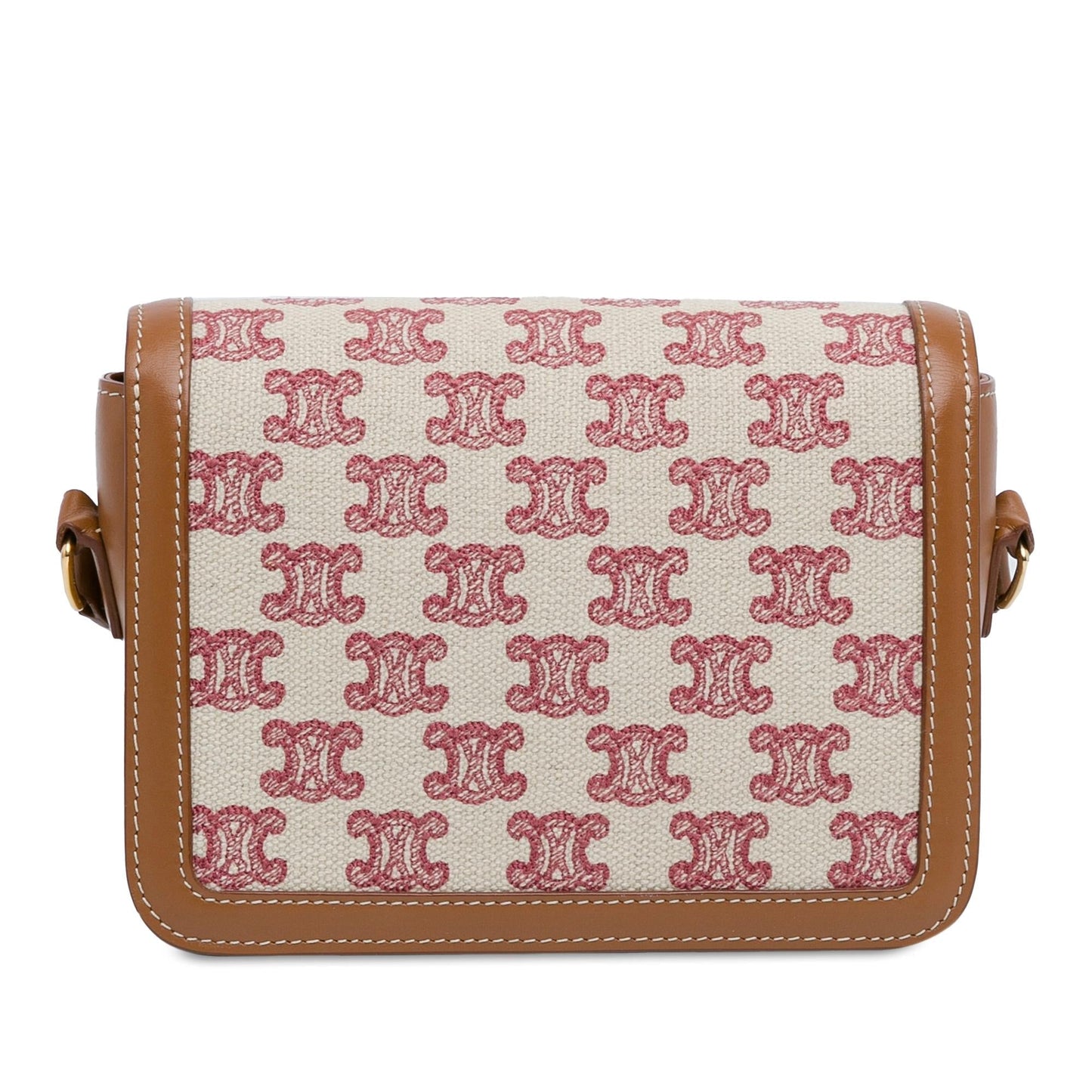 Celine Teen Embroidered Canvas Triomphe Crossbody (MLB-fY2a1z)