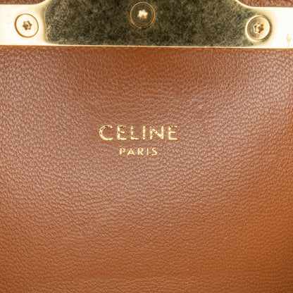 Celine Teen Embroidered Canvas Triomphe Crossbody (MLB-fY2a1z)