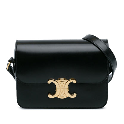 Celine Teen Shiny Calfskin Triomphe Crossbody (MLB-wclCE3)