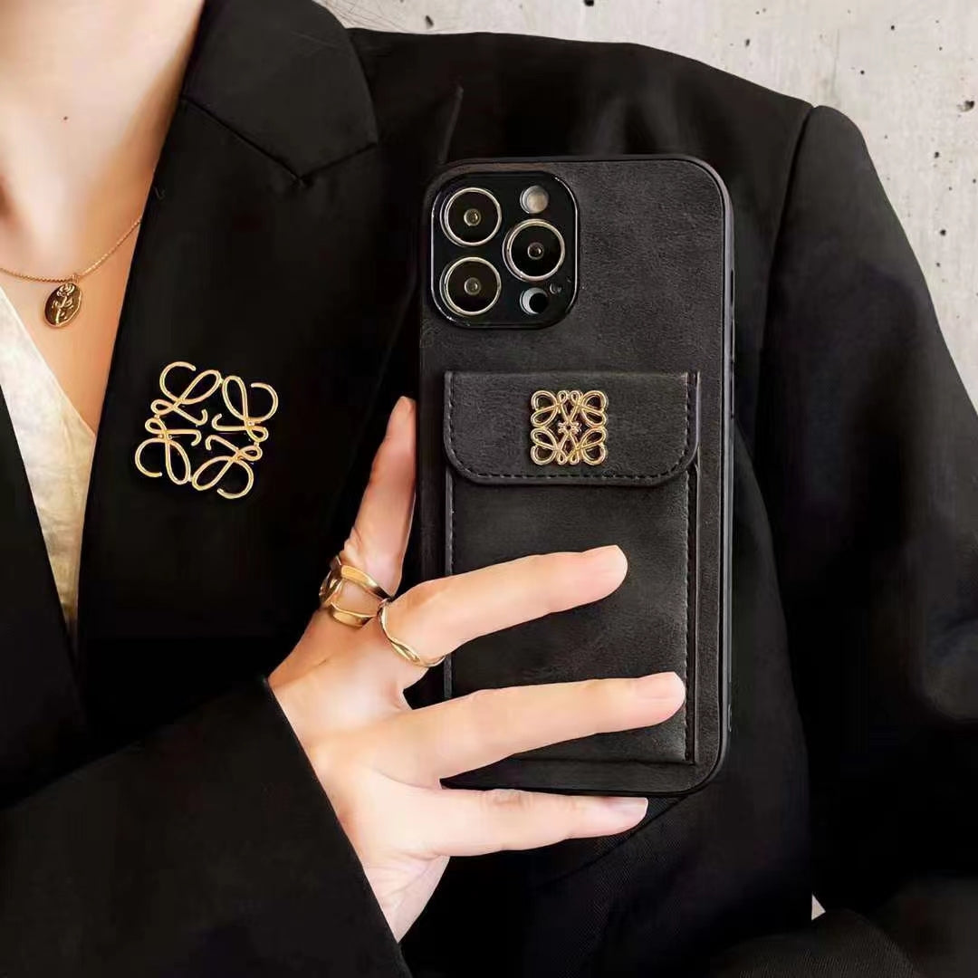 Loewe iPhone Case Card Holder Leather For iPhone