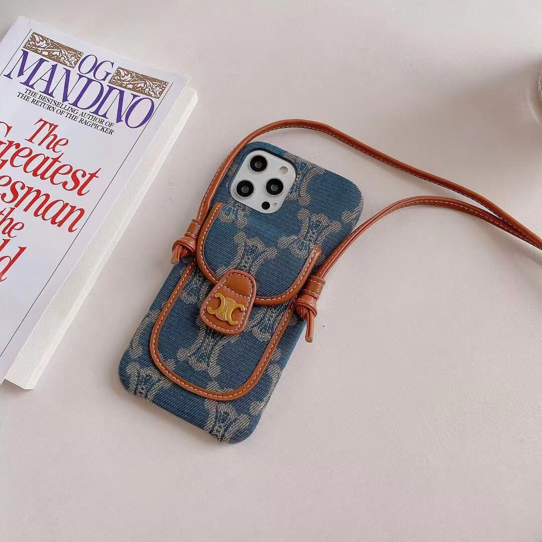 Luxury CrossBody iPhone Case for iPhone 11 12 13 14 Pro Max