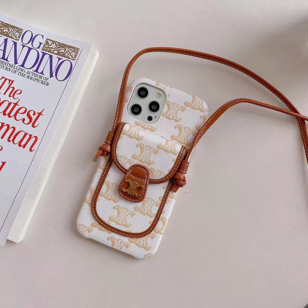 Luxury CrossBody iPhone Case for iPhone 11 12 13 14 Pro Max