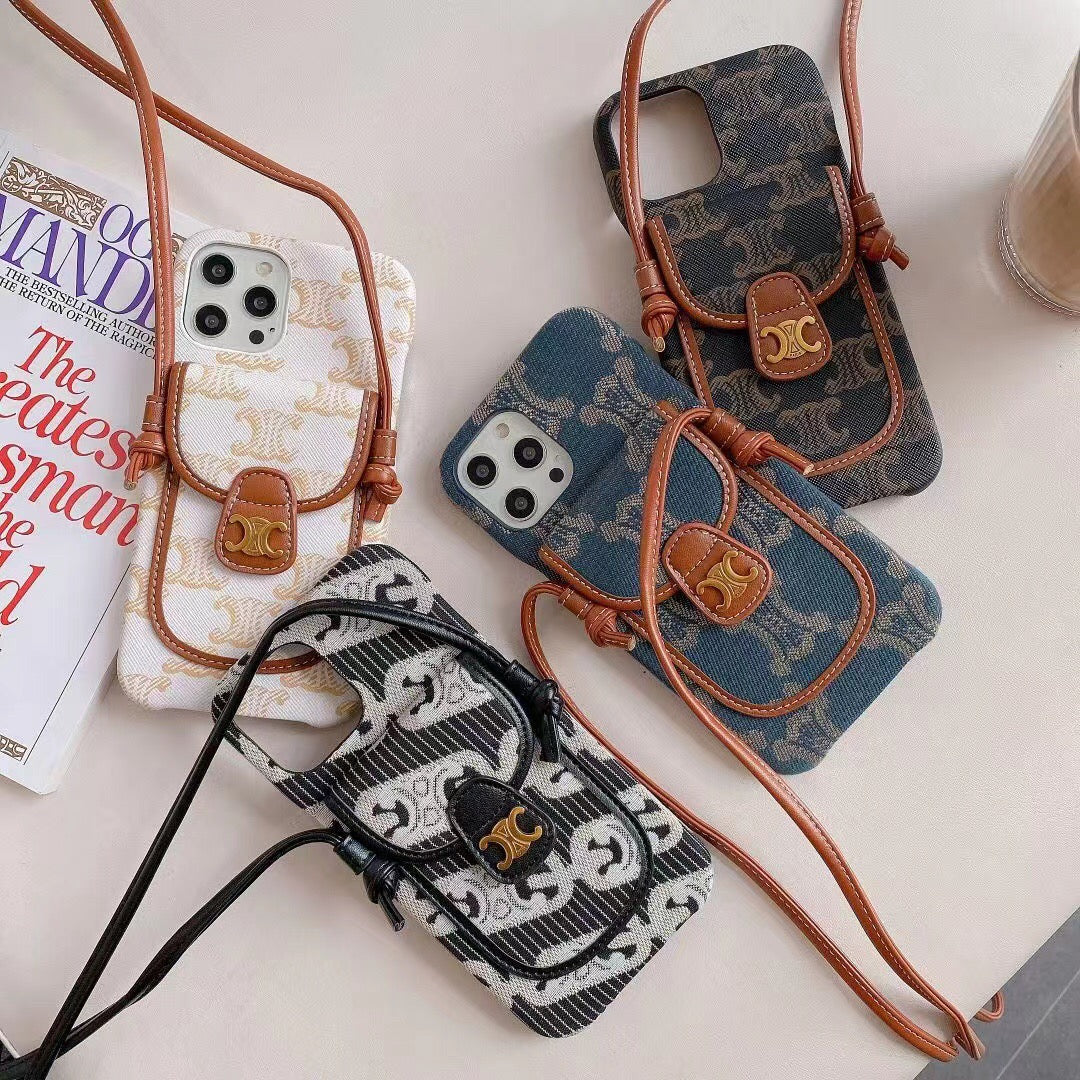 Luxury CrossBody iPhone Case for iPhone 11 12 13 14 Pro Max