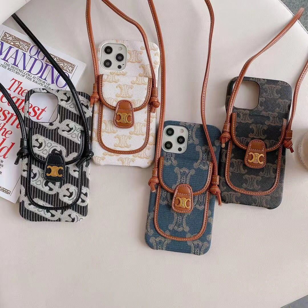 Luxury CrossBody iPhone Case for iPhone 11 12 13 14 Pro Max