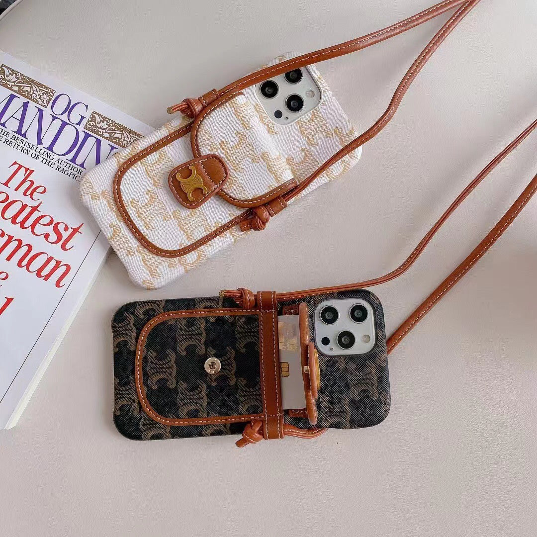 Luxury CrossBody iPhone Case for iPhone 11 12 13 14 Pro Max