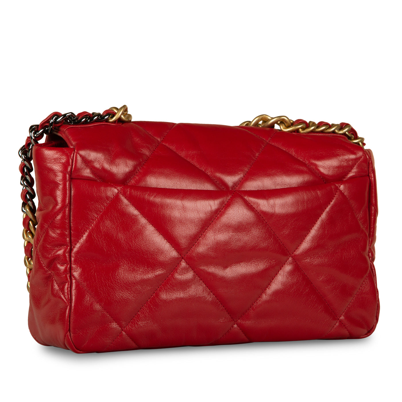 Chanel Chanel 19 Lambskin Gold Shoulder Bag Style 22