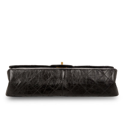 Chanel Classic Flap Calfskin Black Shoulder Bag Style 17