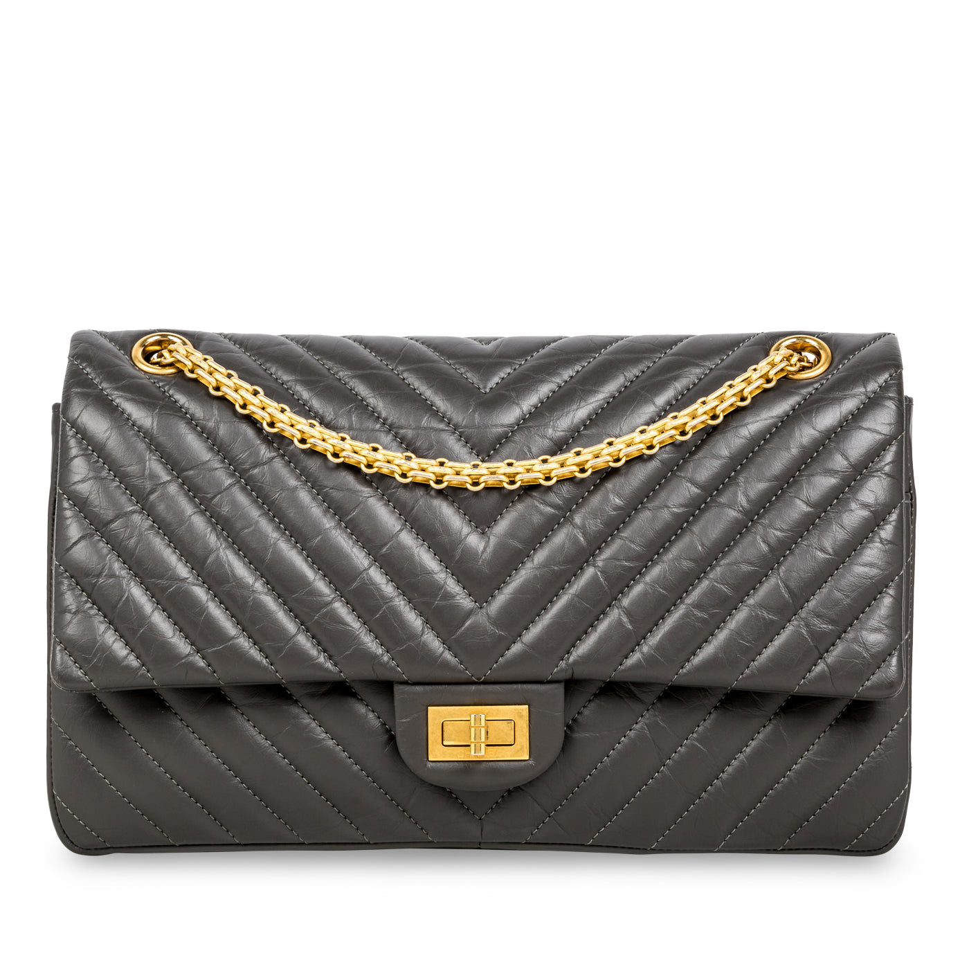 Chanel Classic Flap Calfskin Black Shoulder Bag Style 18