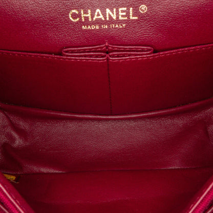 Chanel 2 55 Reissue Mini Quilted Jersey Double Flap