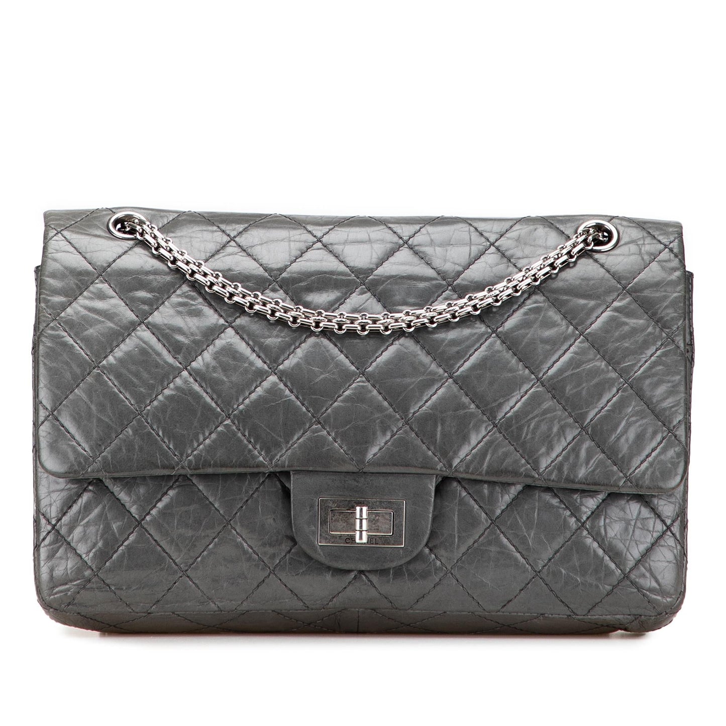 Chanel 50Th Anniversary Reissue 2 55 Aged Calfskin Double Flap 227