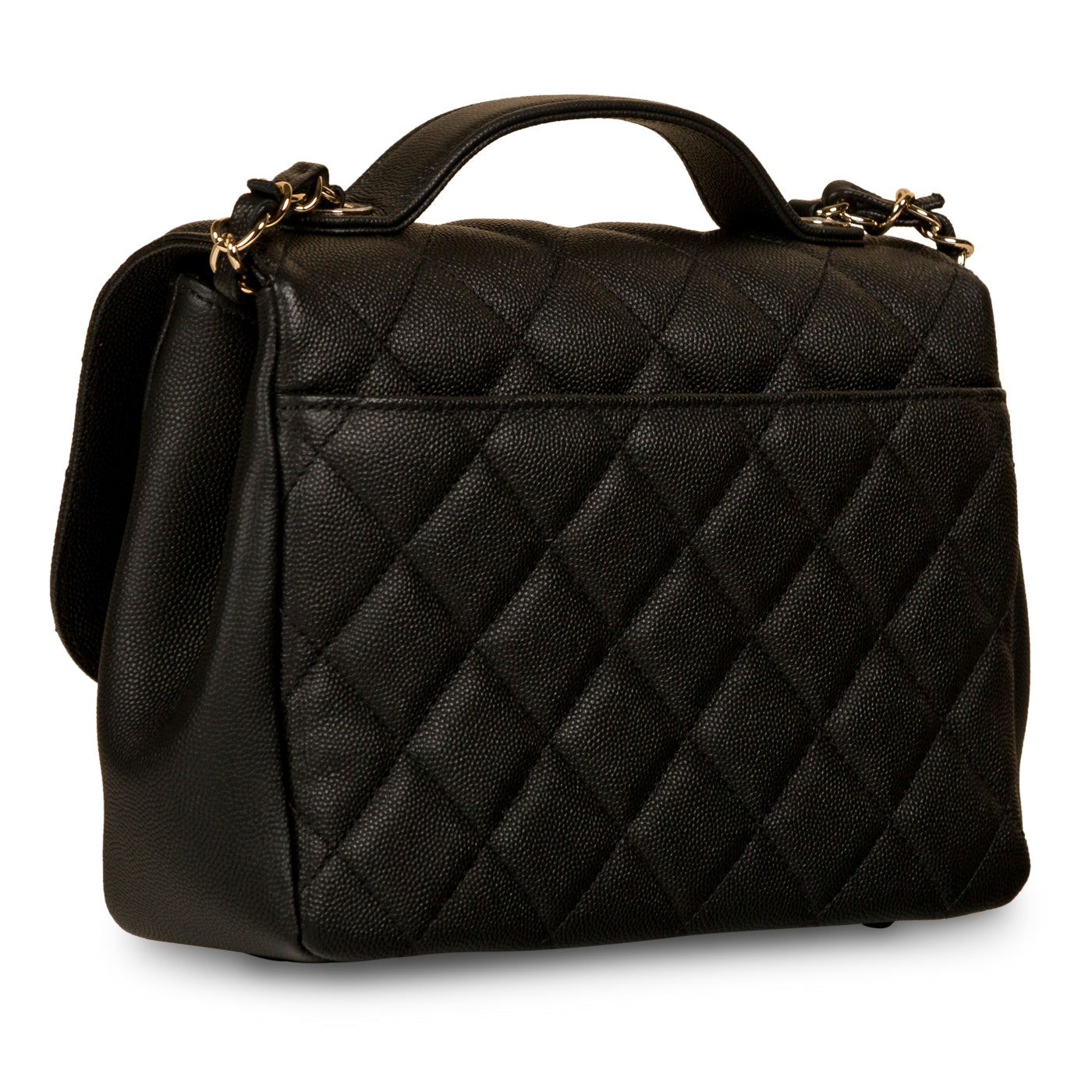 Chanel Timeless Caviar Black Shoulder Bag Caviar