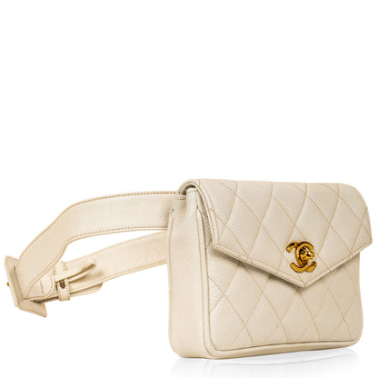 Chanel Luxury Lambskin Gold Handbag Style 7