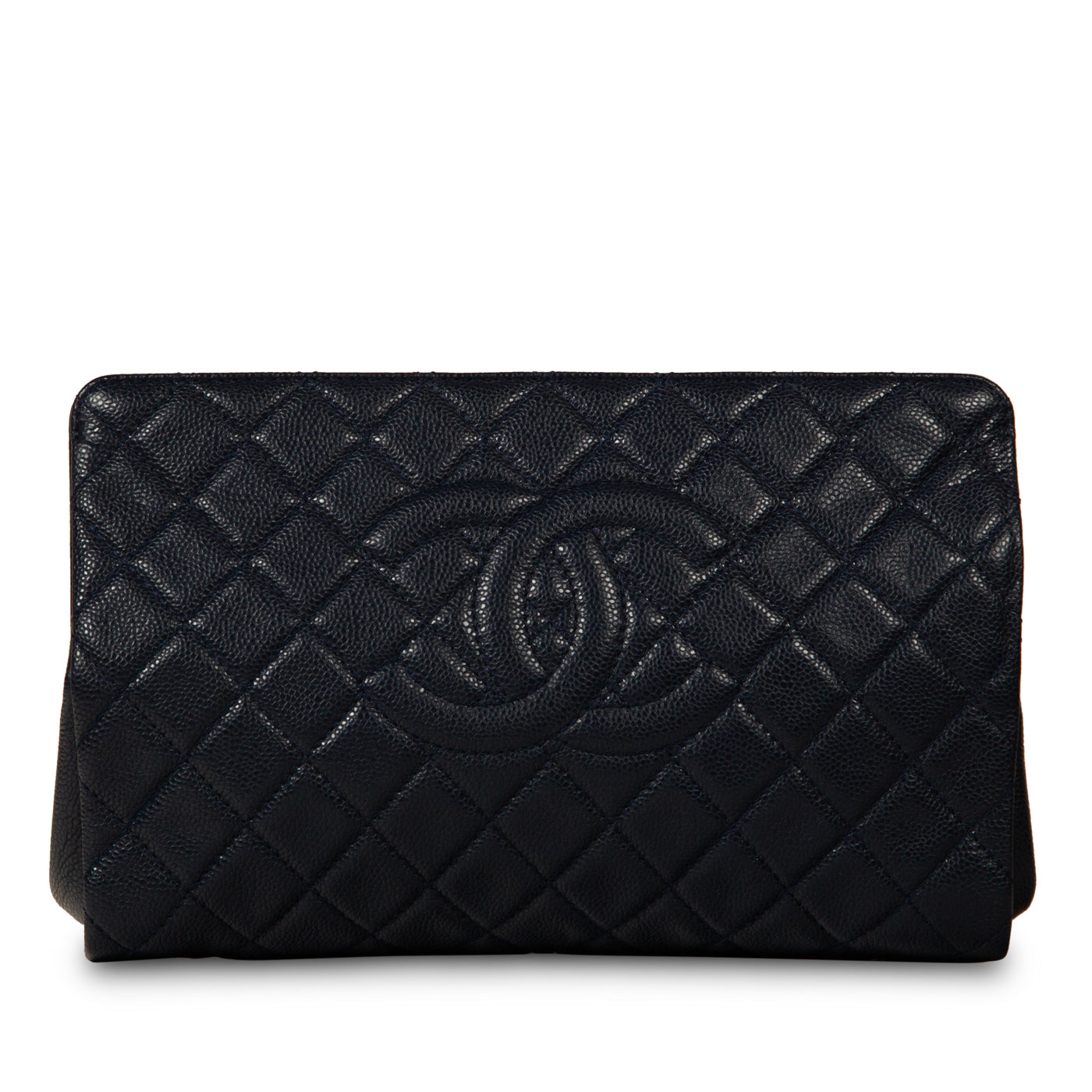 Chanel Classic Cc Clutch - Caviar