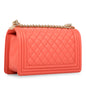 Chanel Boy Bag Lambskin Gold Shoulder Bag Style 2