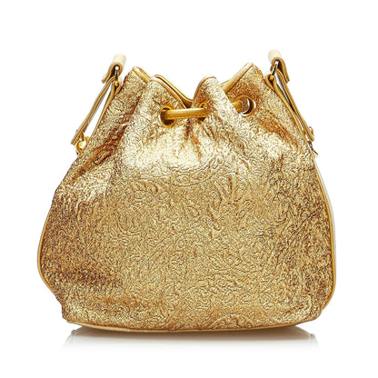 Chanel Brocade Bucket Bag (SHG-qezhHO)