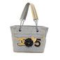Chanel Cc Camellia No 5 Choco Bar Canvas Tote