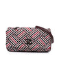 Chanel Gabrielle Canvas White Shoulder Bag