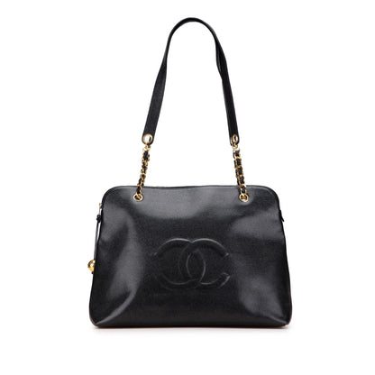 Chanel Gabrielle Caviar Black Tote Bag Style 3