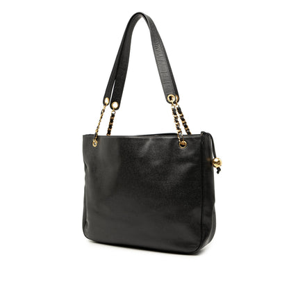 Chanel Gabrielle Caviar Black Tote Bag