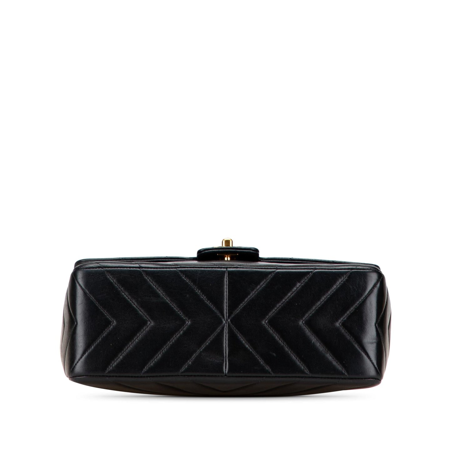 Chanel Cc Chevron Lambskin Flap