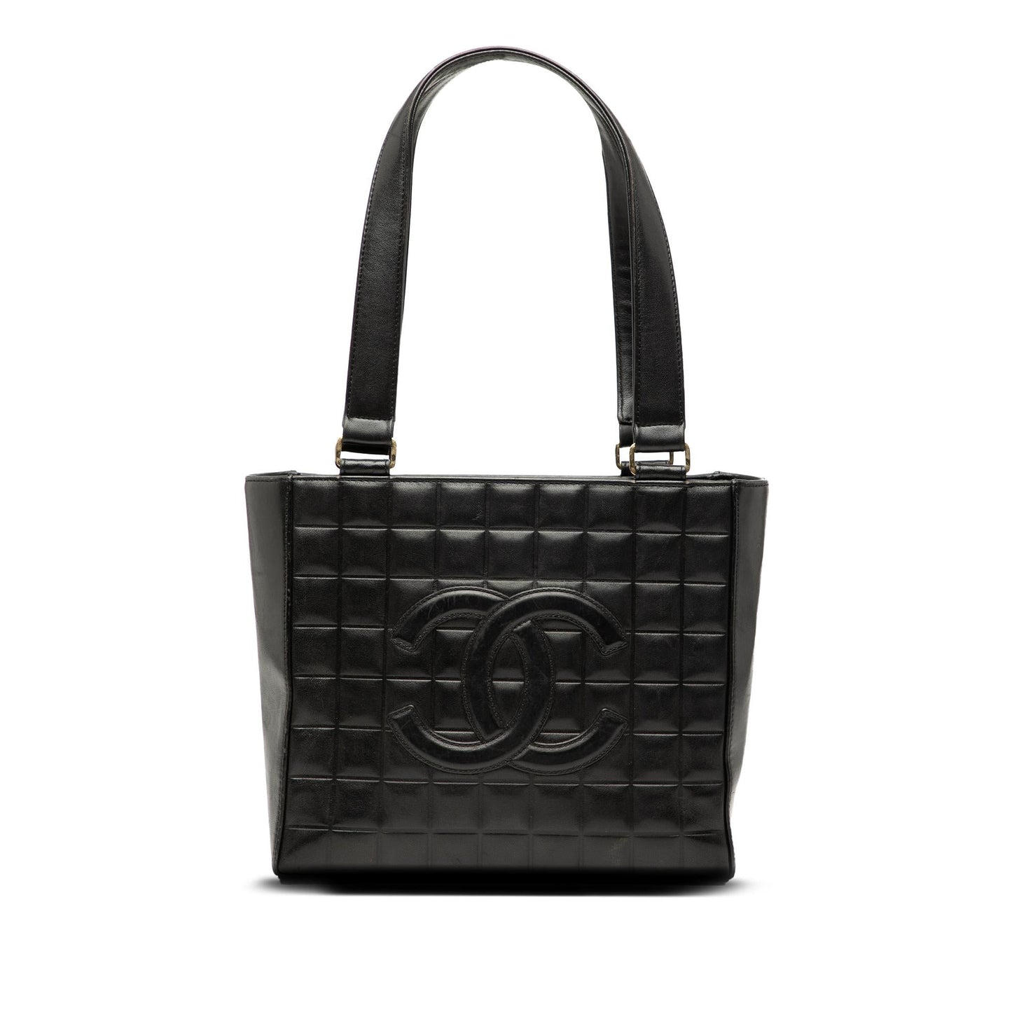 Chanel Cc Choco Bar Lambskin Tote