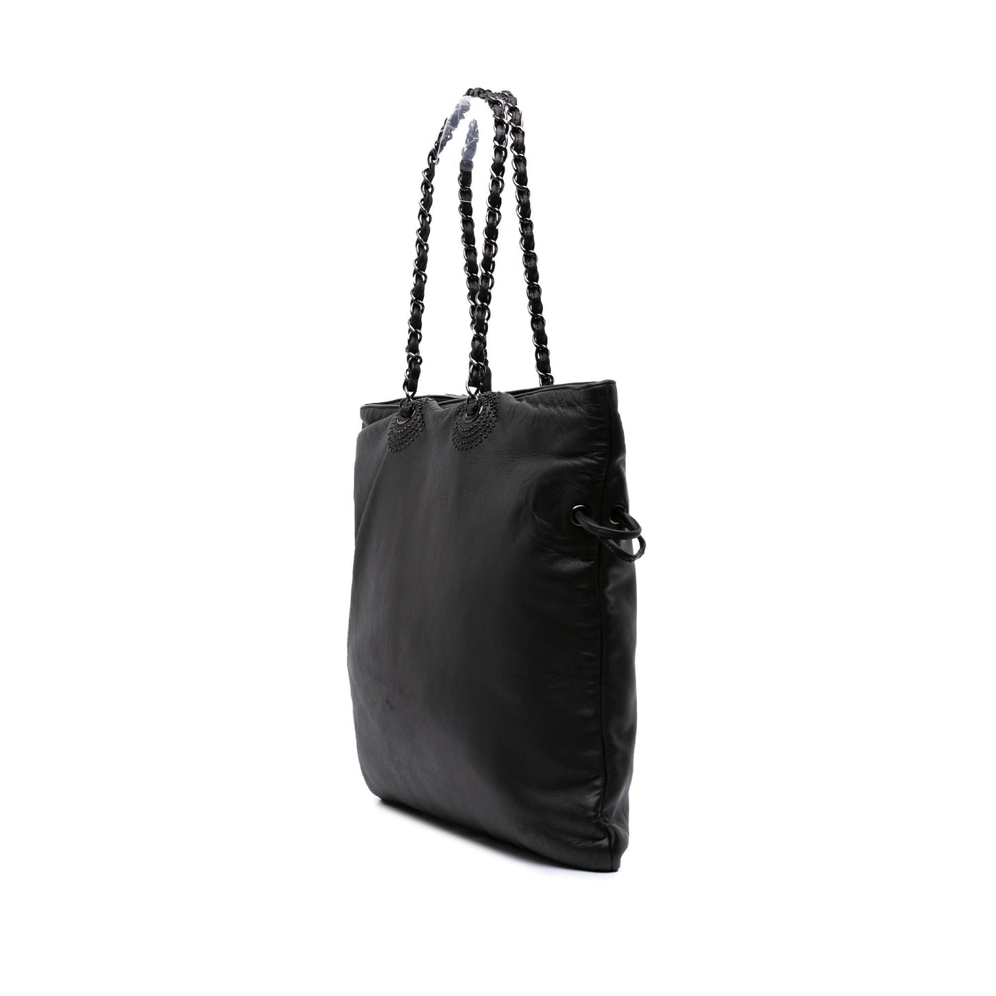 Chanel Cc Lambskin Studded Bonbons Tote