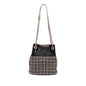 Chanel Cc Mesh And Metallic Calfskin Bucket Bag