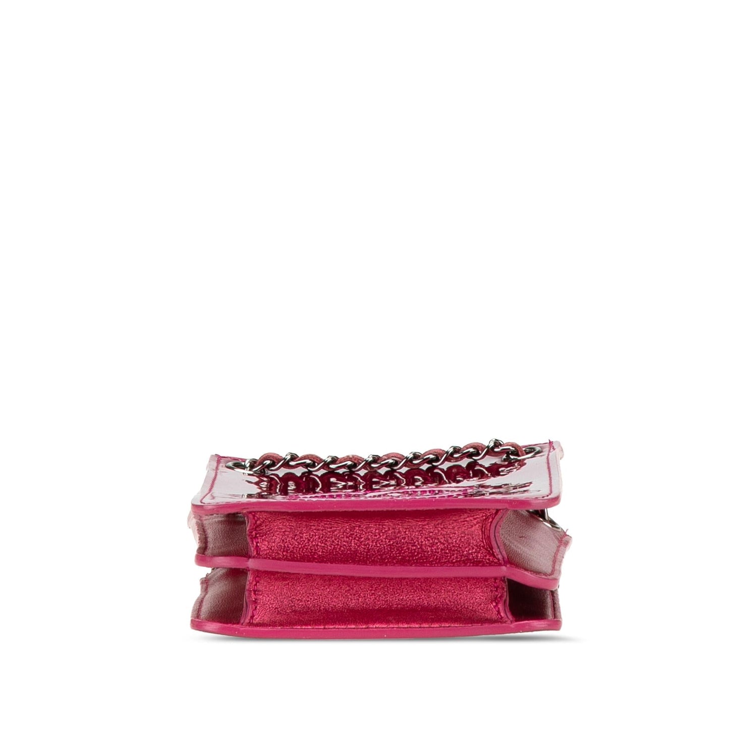 Chanel Cc Patent Phone Holder Crossbody