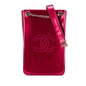 Chanel Cc Patent Phone Holder Crossbody