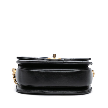 Chanel Gabrielle Calfskin Black Shoulder Bag Style 3