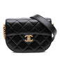 Chanel Gabrielle Calfskin Black Shoulder Bag