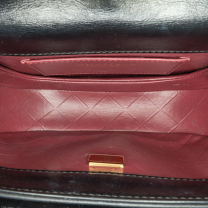 Chanel Cc Quilted Calfskin Round Moon Messenger Flap