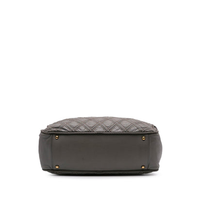 Chanel Cc Quilted Calfskin Triptych Tote