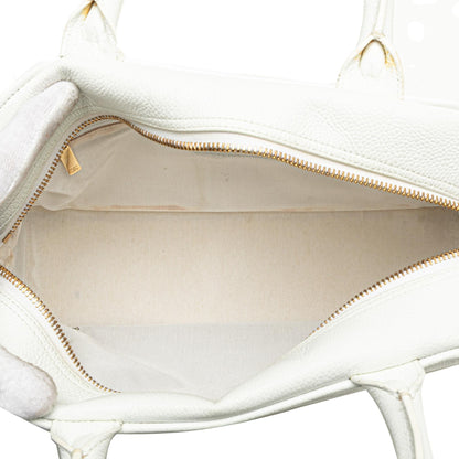 Chanel Cc Quilted Caviar Bowling Bag