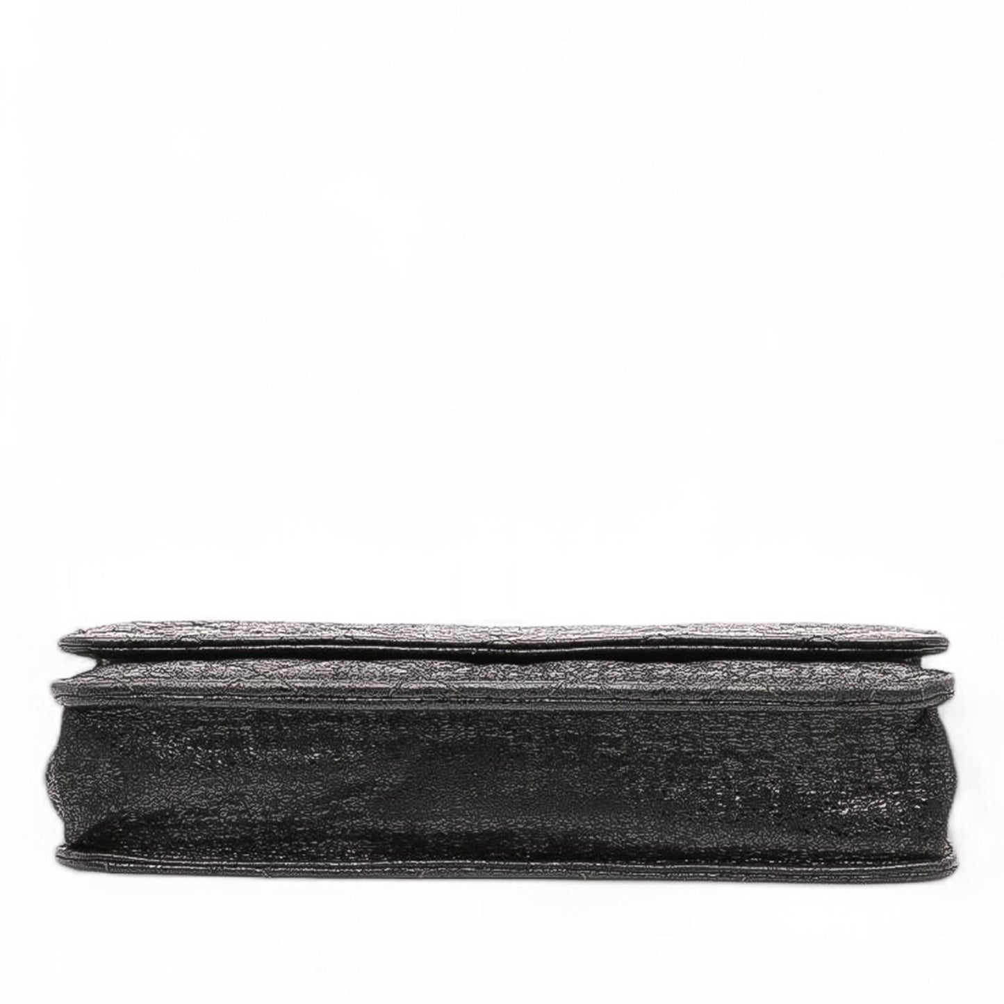 Chanel Cc Quilted Crinkled Calfskin Wallet On Chain