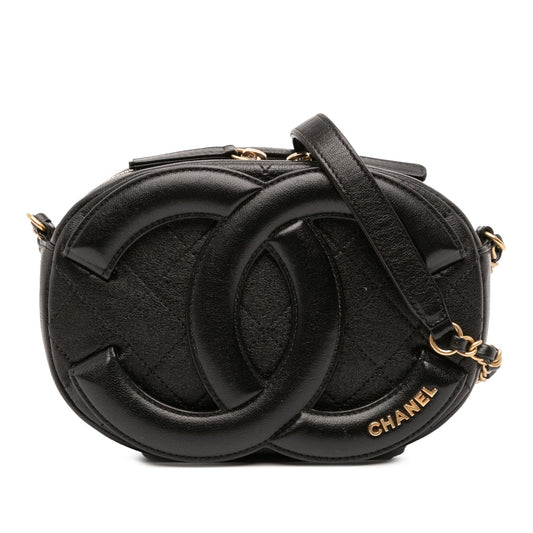 Chanel Gabrielle Lambskin Black Crossbody Style 3