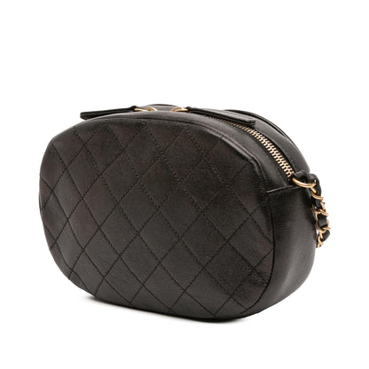 Chanel Gabrielle Lambskin Black Crossbody Style 3