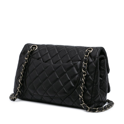 Chanel Gabrielle Lambskin Black Shoulder Bag Style 71
