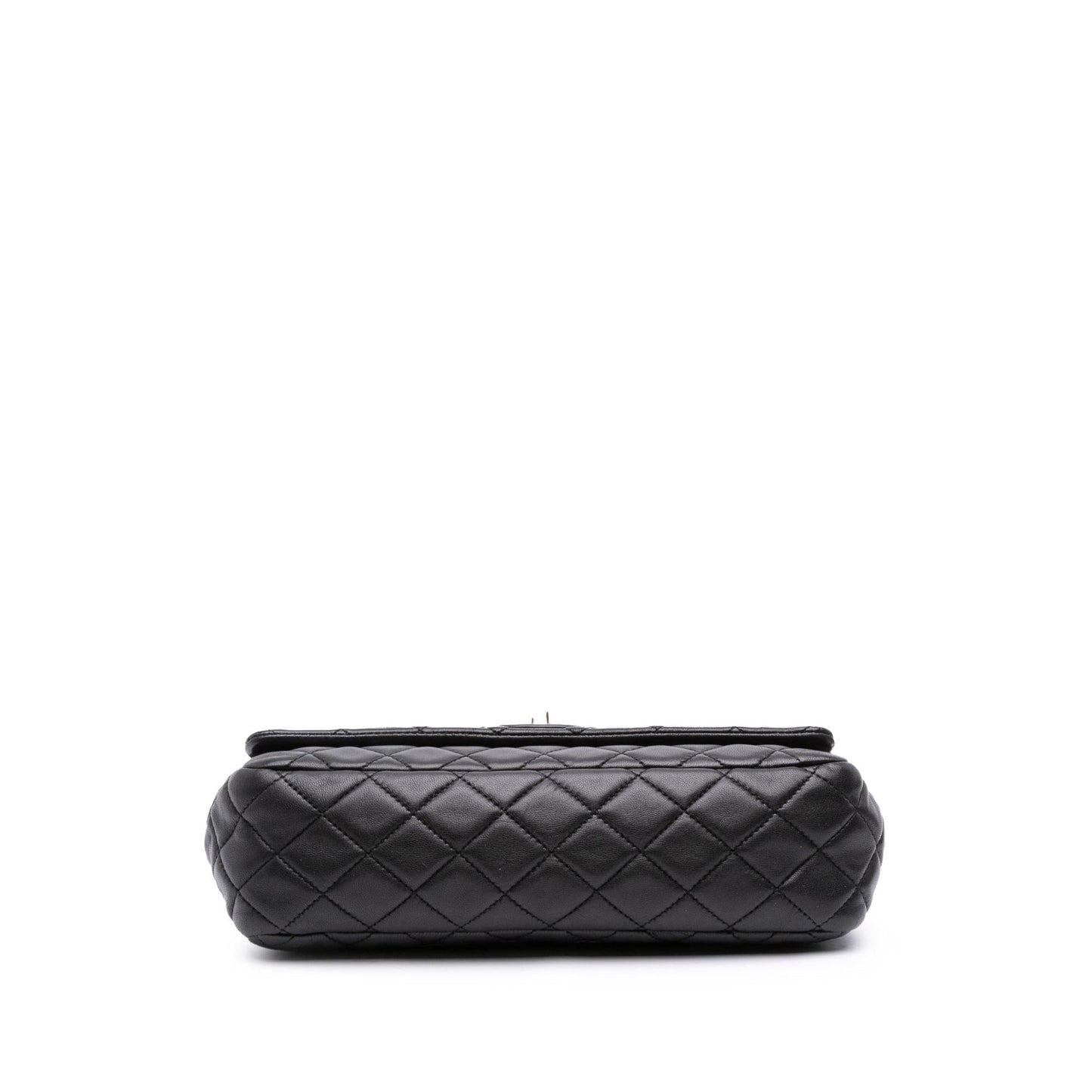 Chanel Cc Quilted Lambskin Double Flap