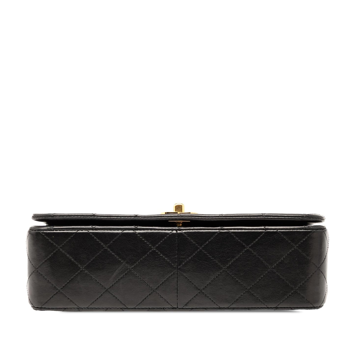Chanel Cc Quilted Lambskin Full Flap