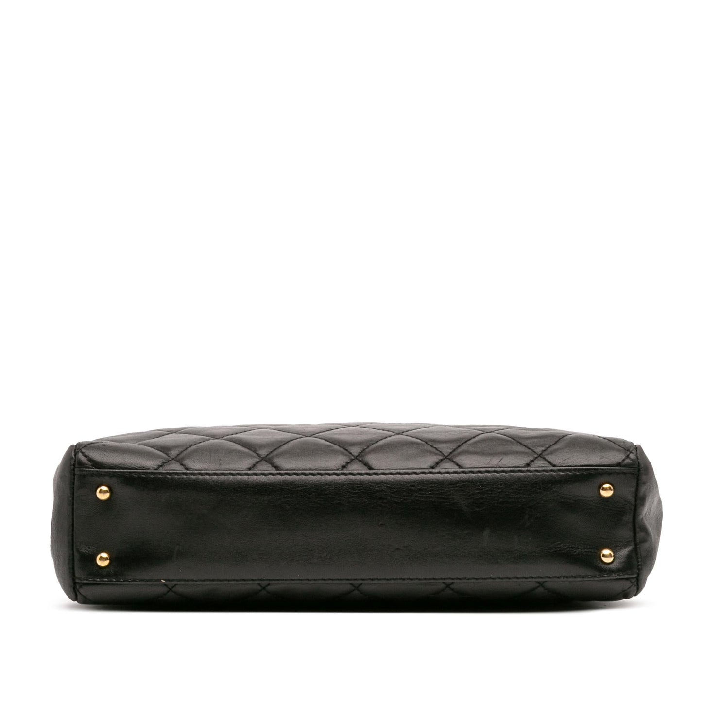 Chanel Cc Quilted Lambskin Handbag