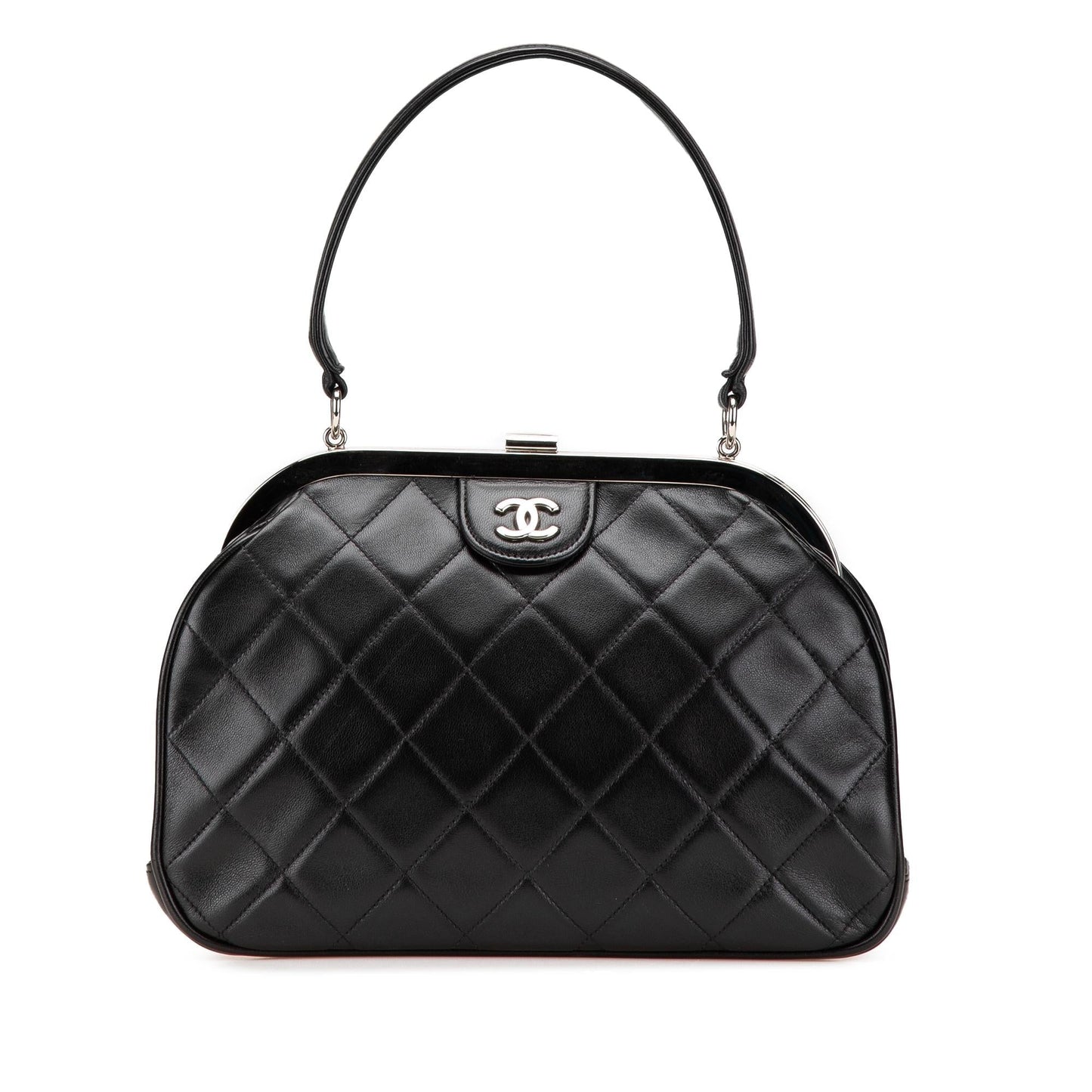 Chanel Gabrielle Lambskin Black Shoulder Bag Style 66