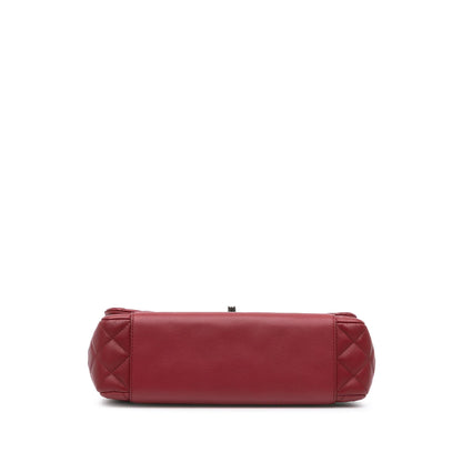 Chanel Cc Quilted Lambskin Single Flap