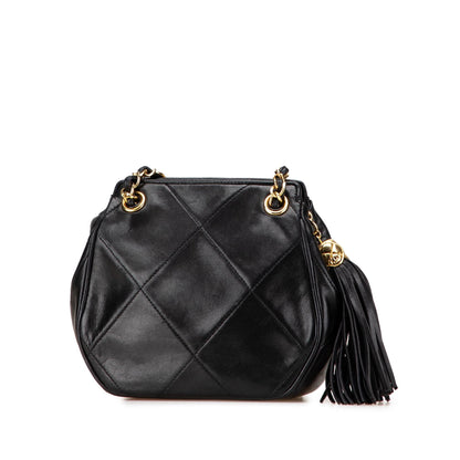 Chanel Gabrielle Lambskin Black Crossbody Style 2