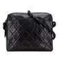 Chanel Cc Quilted Lambskin Twisted Strap Crossbody